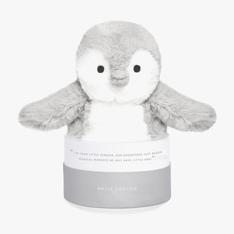 Penguin Baby Toy You'Re Magical In Grey