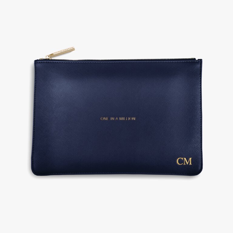 Perfect Pouch 'One in A Million' in Navy