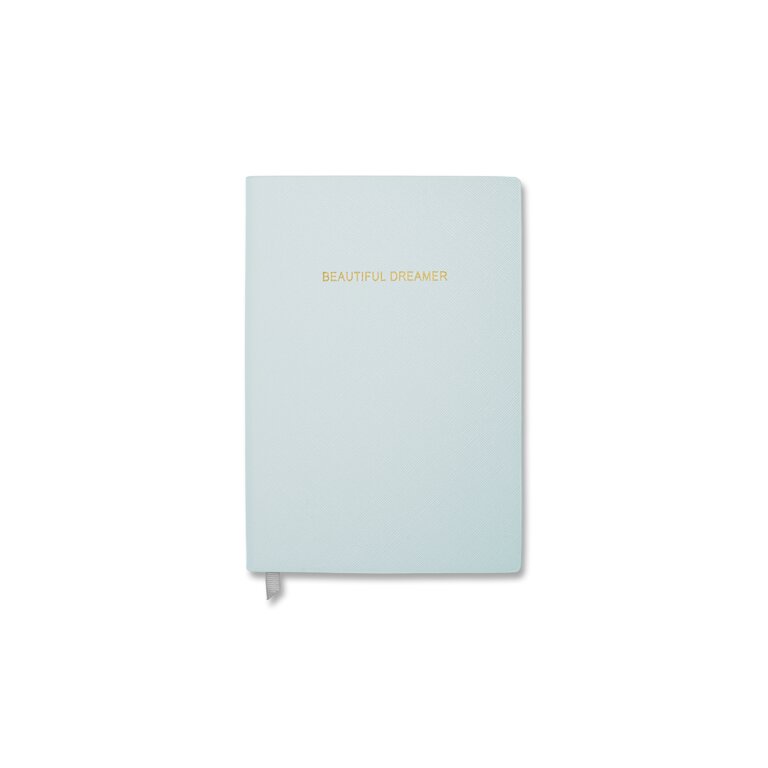 Small Notebook 'Beautiful Dreamer' In Pale Blue