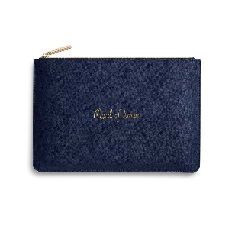 Perfect Pouch Maid Of Honor Navy Blue