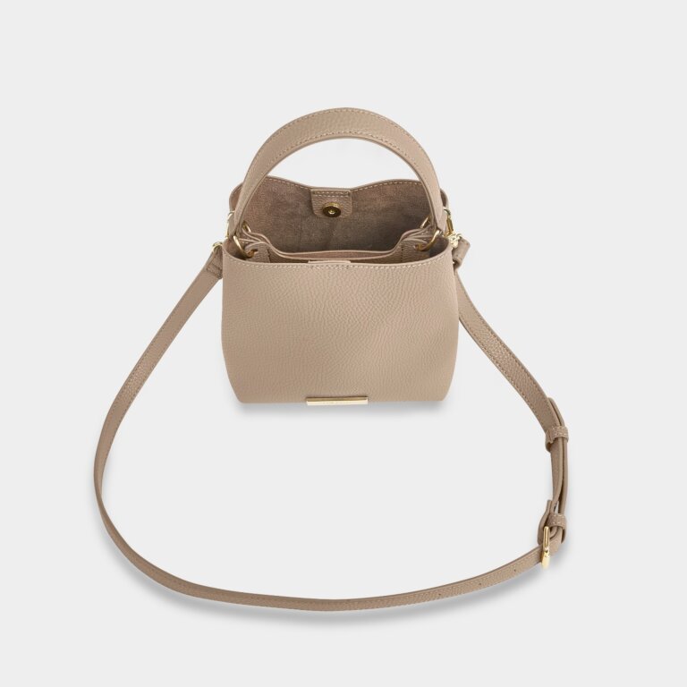 Lucie Crossbody Bag In Taupe