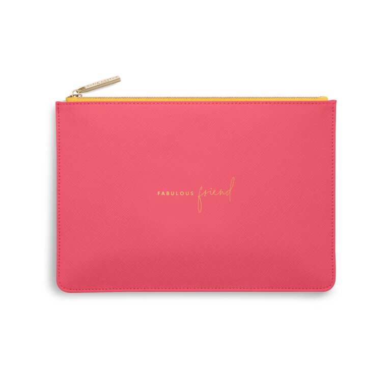 Color Pop Perfect Pouch Fabulous Friend In Fuchsia And Ochre
