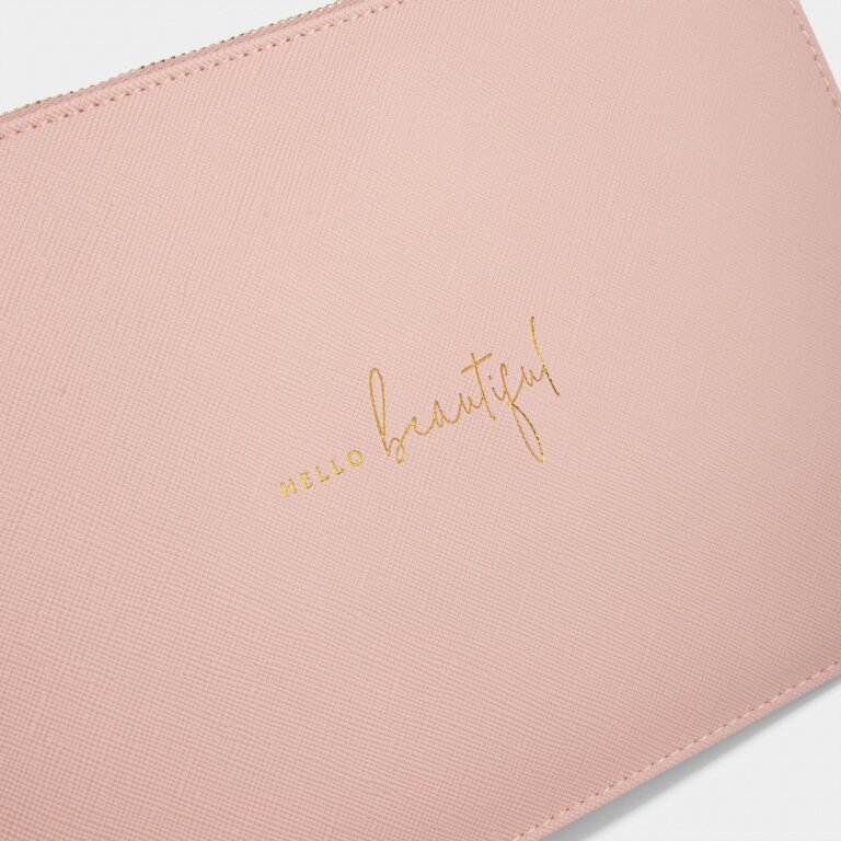 Wellness Perfect Pouch Hello Beautiful in Pale Pink