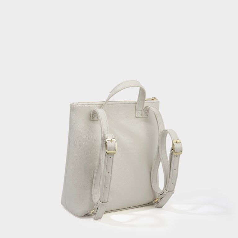 Mini Brooke Backpack in Off White