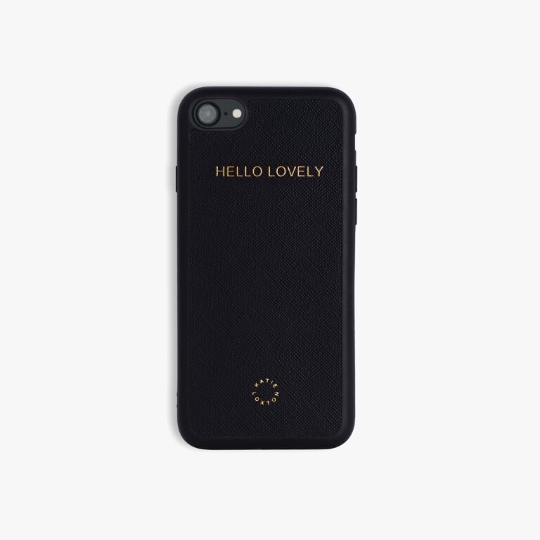 iPhone 7 Case 'Hello Lovely' in Black