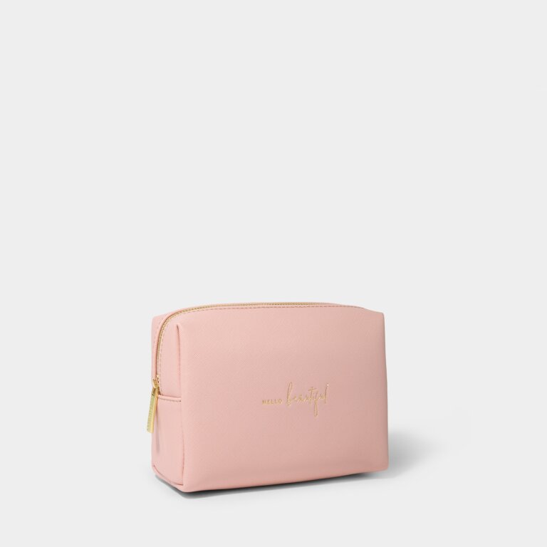 Make Up Bag Hello Beautiful in Pink