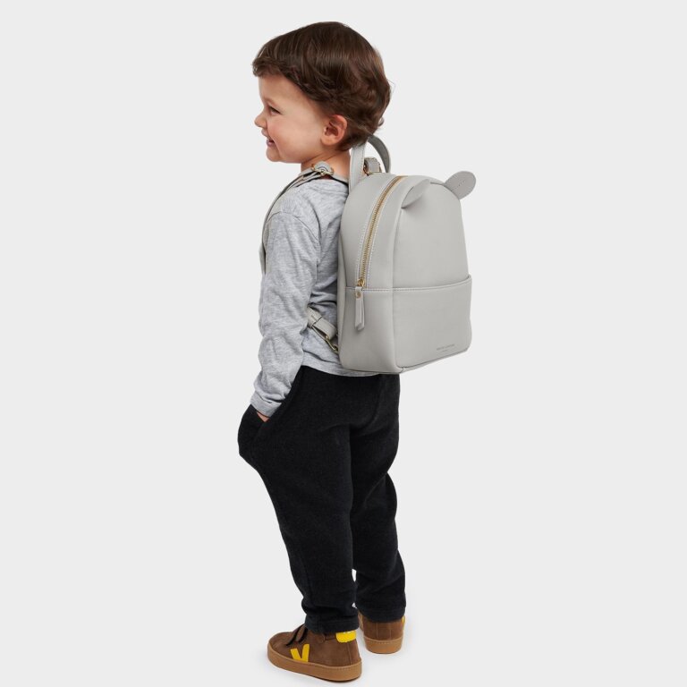 My First Backpack In Gray