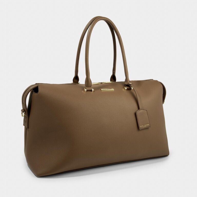 Kensington Weekender Bag Sustainable Style In Brown
