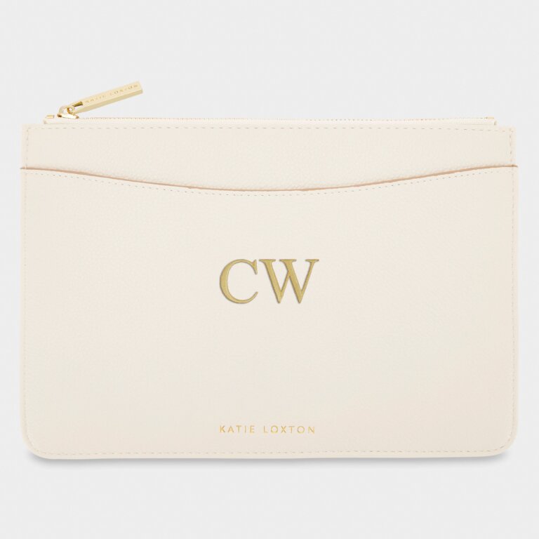 Cara Pouch in Off White