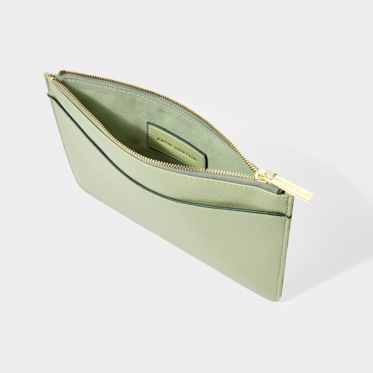 Cara Pouch in Sage Green