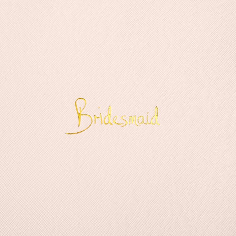 Bridal Perfect Pouch 'Bridesmaid' in Blossom Pink