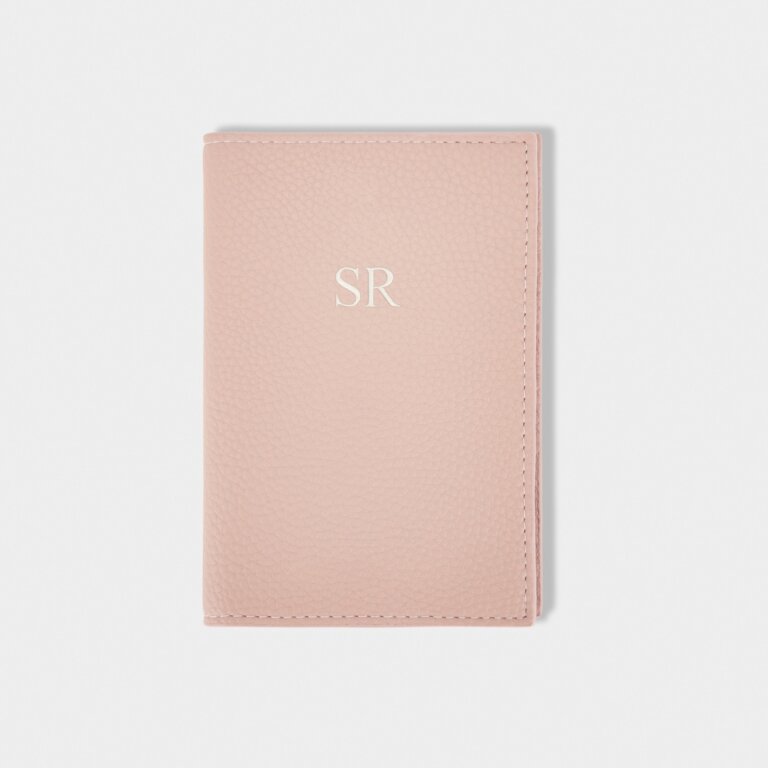 Passport Cover In Dusty Pink