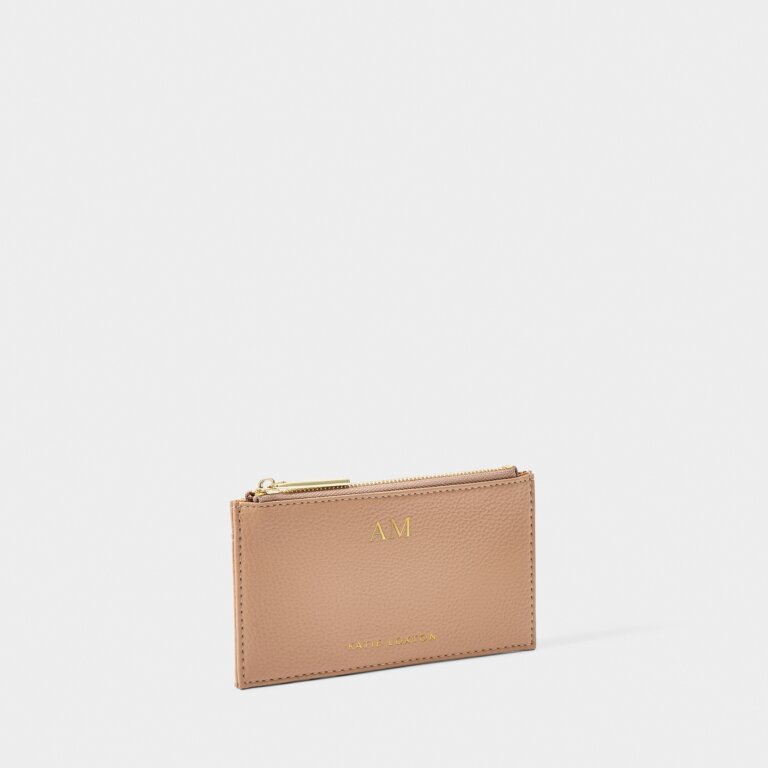 Lea Coin Purse And Card Holder In Blush Taupe