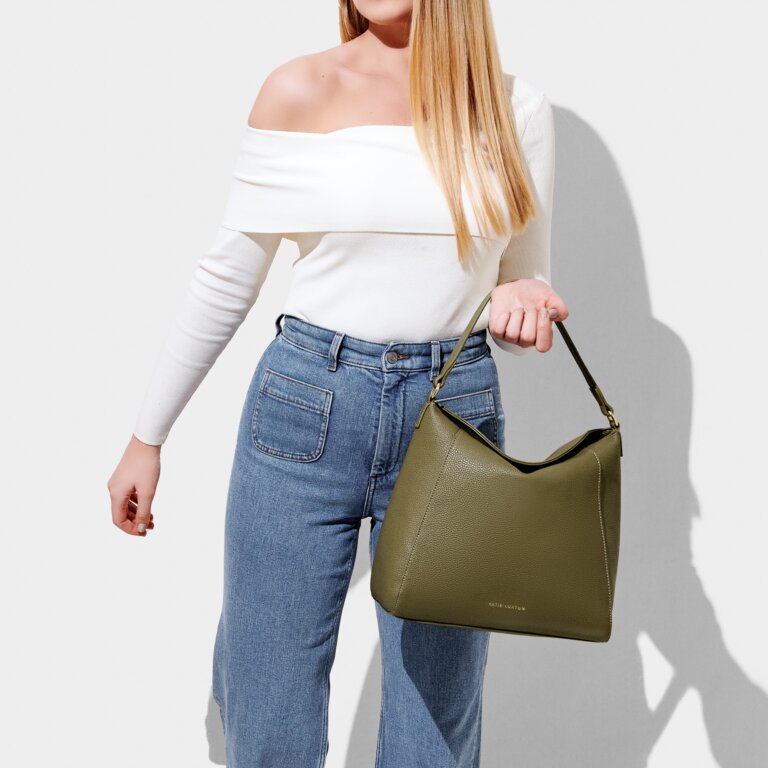 Heidi Shoulder Bag in Khaki
