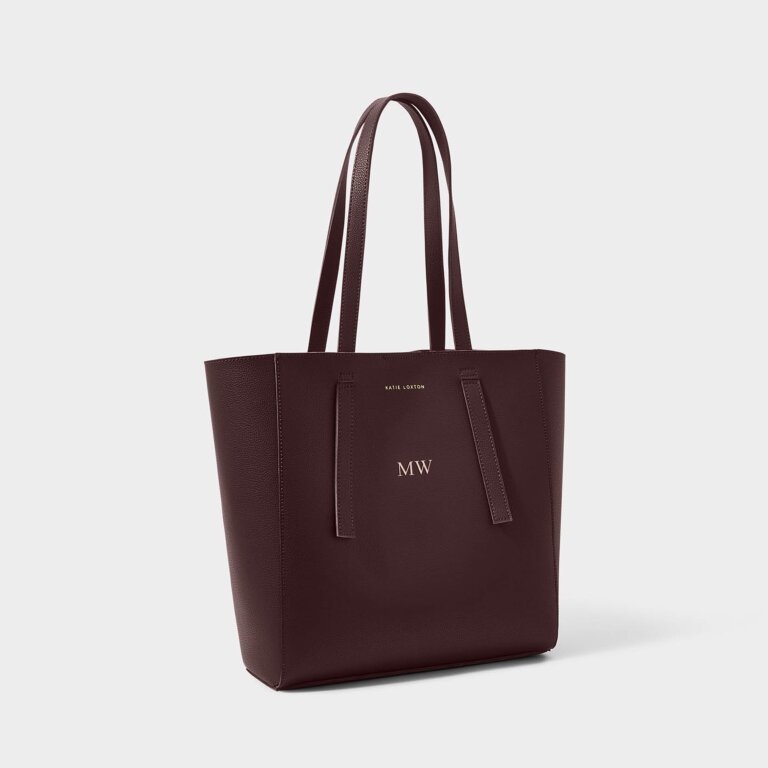 Emmy Tote Bag in Plum