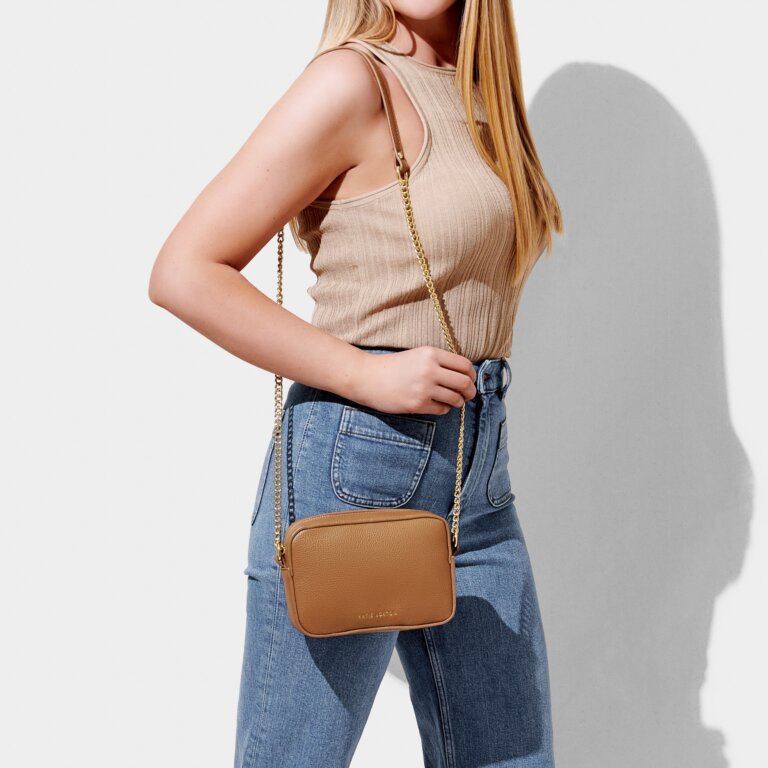 Millie Mini Crossbody Bag in Tan