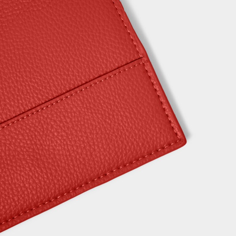 Passport Cover In Red