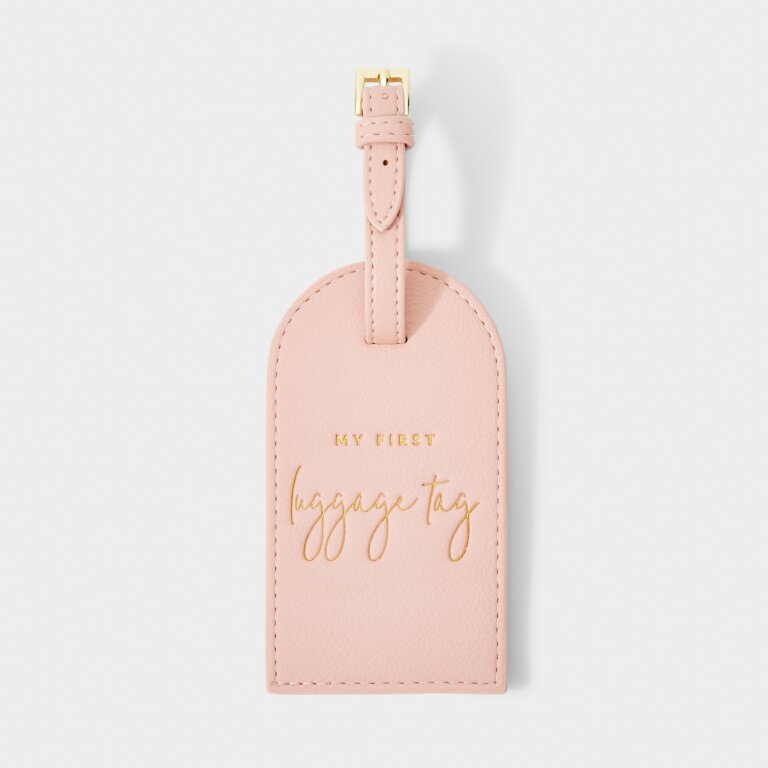 My First Luggage Tag In Pink
