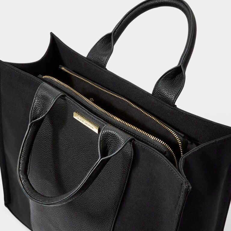 Amalfi Tote Bag in Black