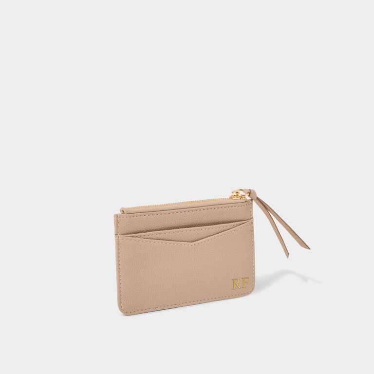 Isla Coin Purse and Card Holder in Soft Tan