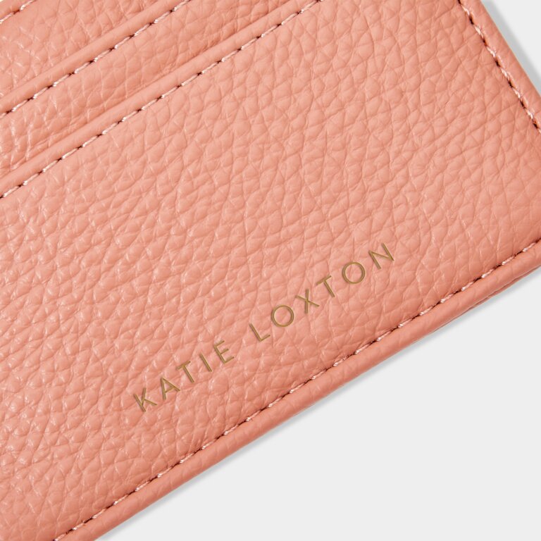 Millie Card Holder In Dusty Coral