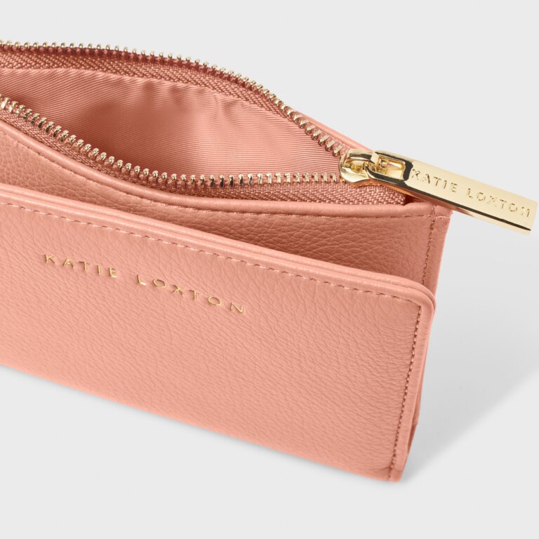 Nala Fold Out Purse In Dusty Coral
