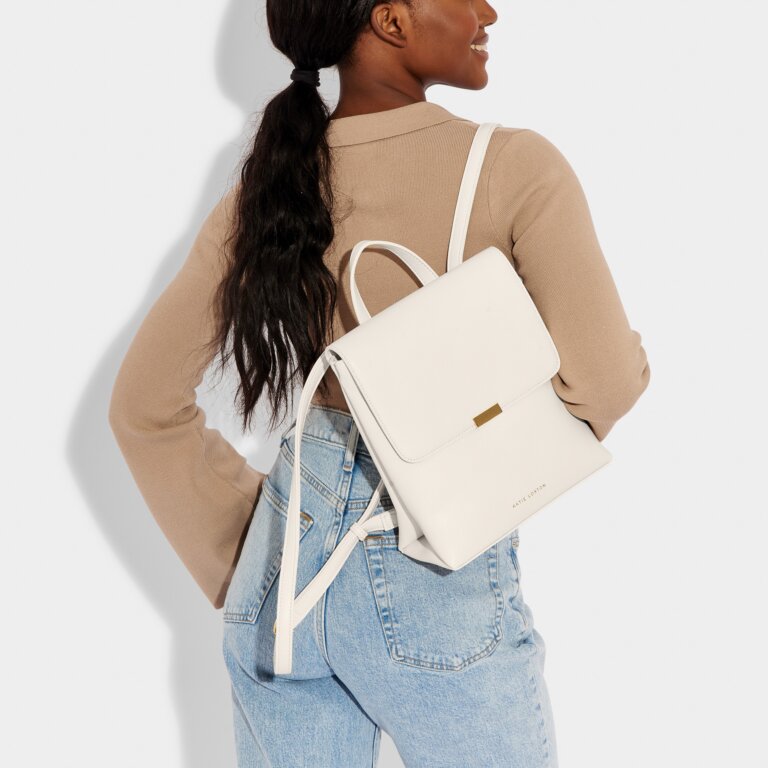 Lea Backpack in Off White