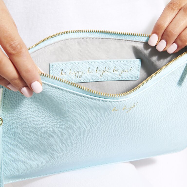 Secret Message Pouch | Be Bright, Be Happy Be Bright Be You! | Mint