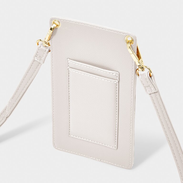 Bea Phone Bag in Off White