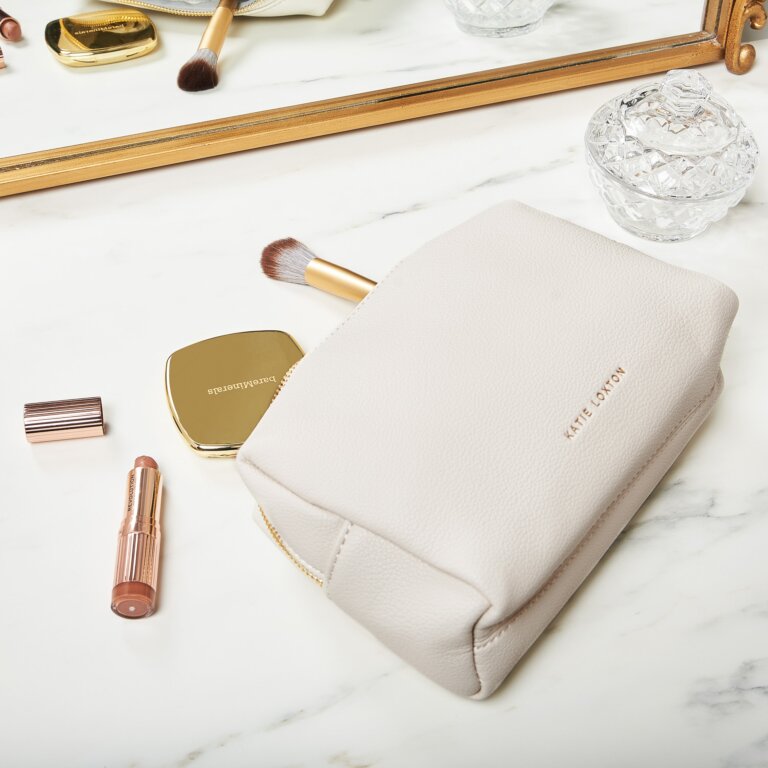 Secret Message Makeup Bag 'You Are Wonderful' in Off White
