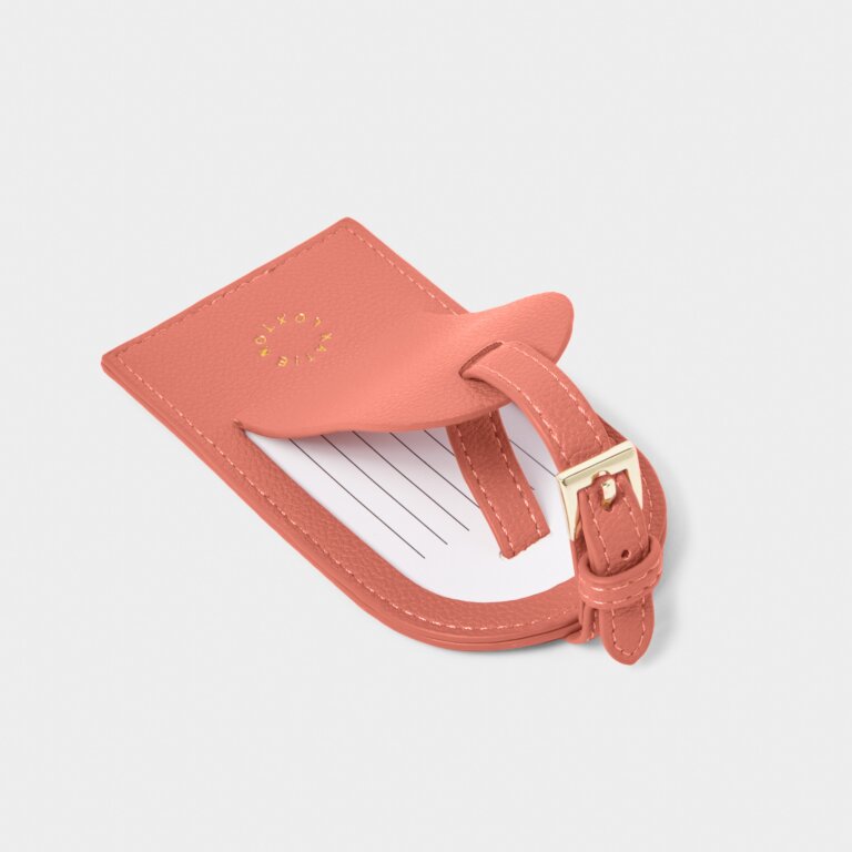 Luggage Tag 'Yay For Vacay' In Coral