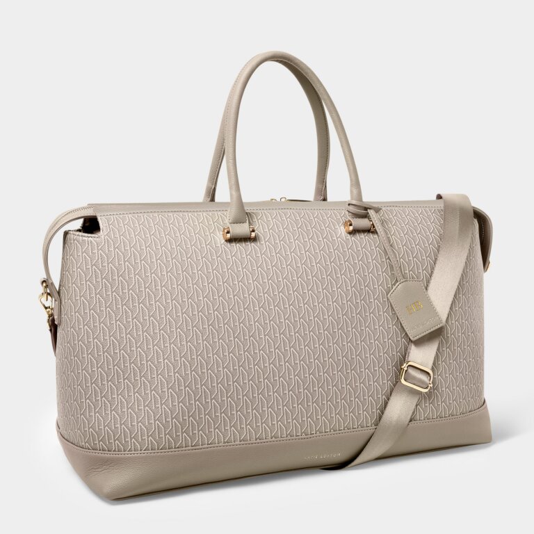 Signature Weekend Bag in Taupe