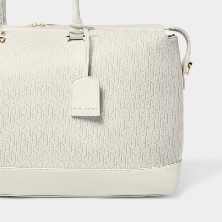 Signature Weekender Bag in Off White