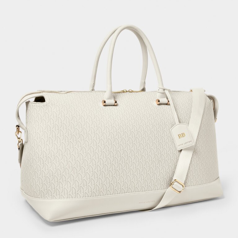 Signature Weekender Bag in Off White