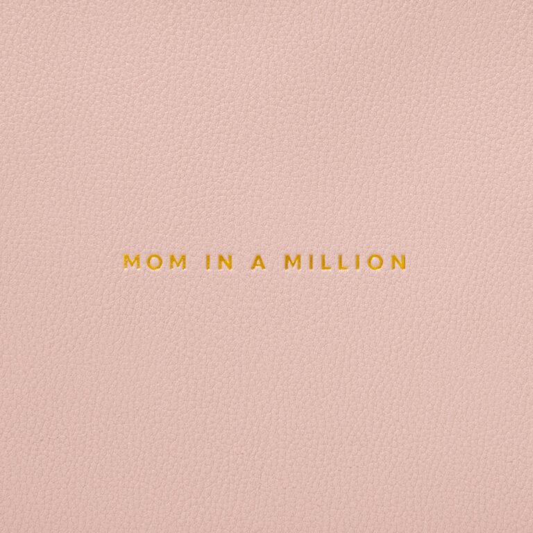 Slim Perfect Pouch 'Mom In A Million' In Dusty Pink