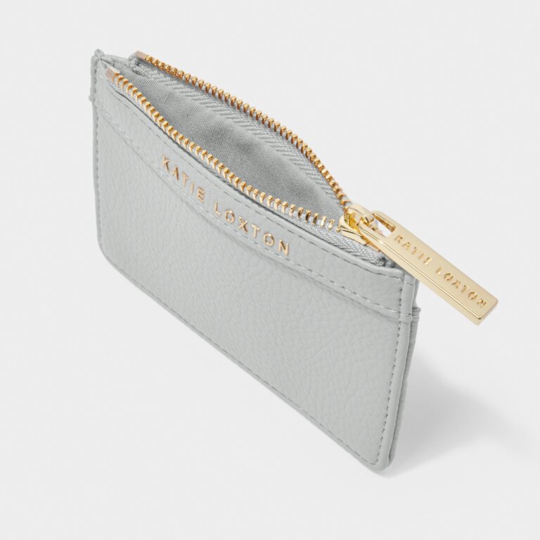 Cleo Coin Purse And Card Holder In Cool Gray