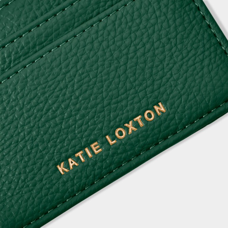 Millie Card Holder In Emerald Green