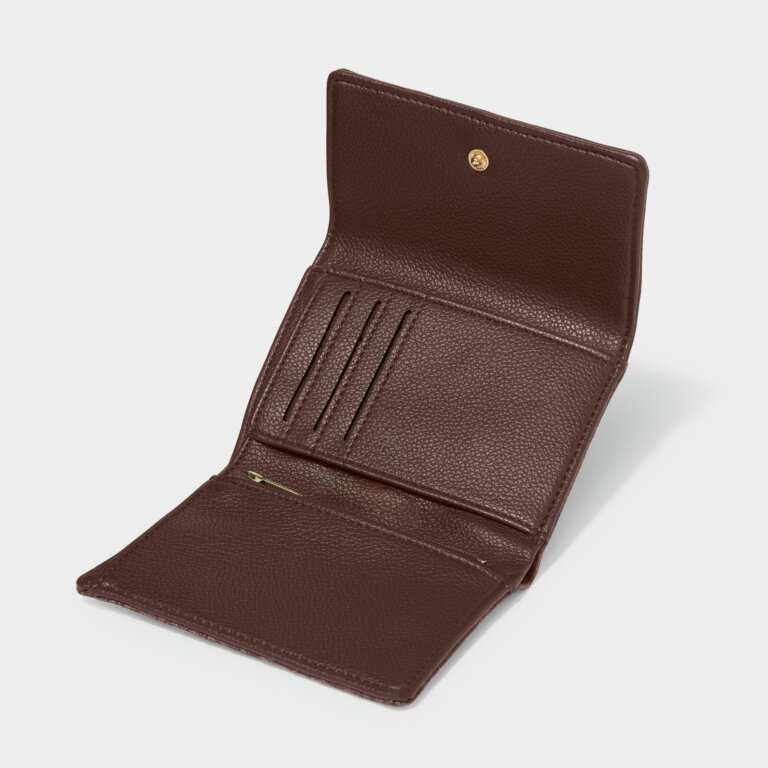 Signature Wallet In Chocolate
