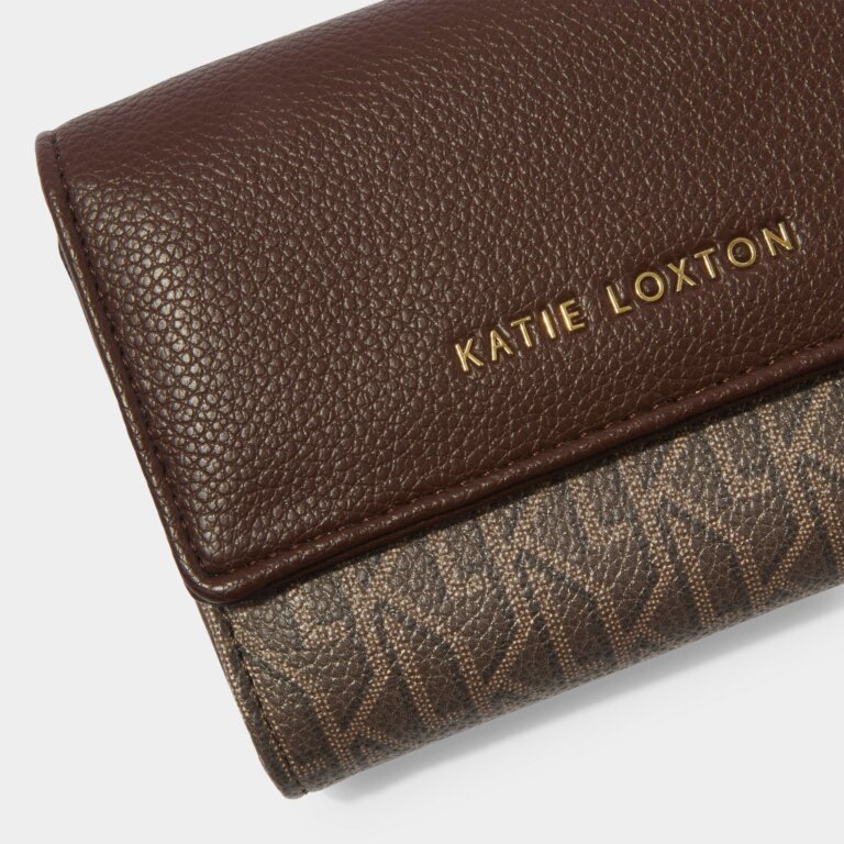 Signature Wallet In Chocolate