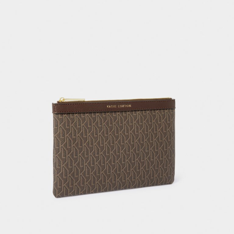 Signature Pouch in Chocolate