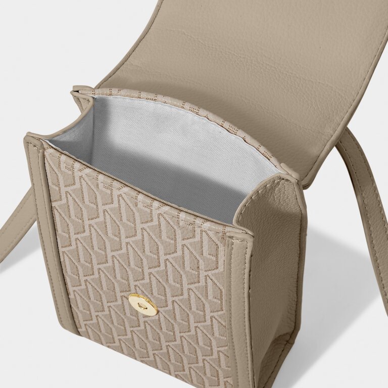 Signature Cell Bag In Taupe
