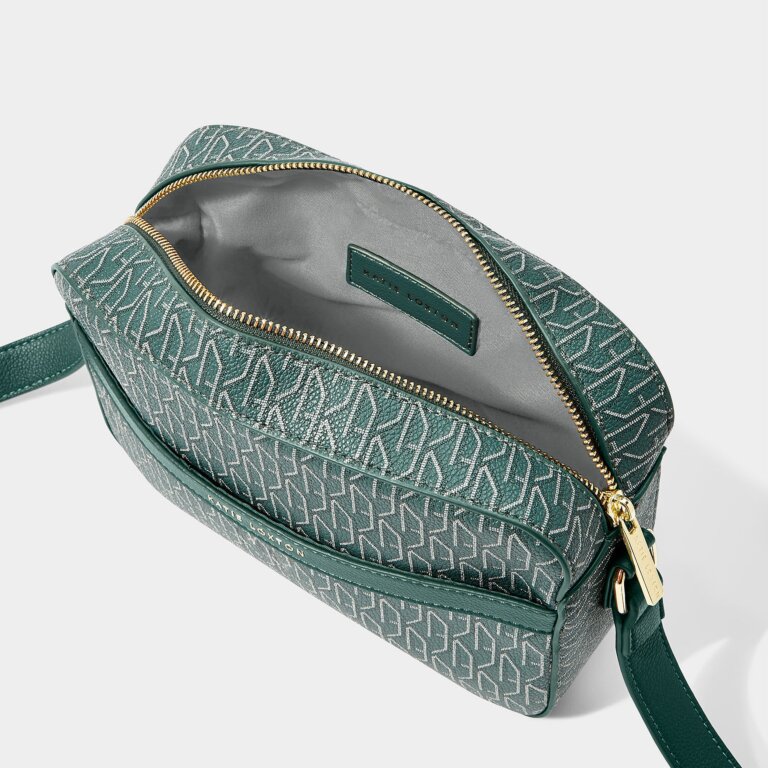 Signature Crossbody Bag in Emerald Green