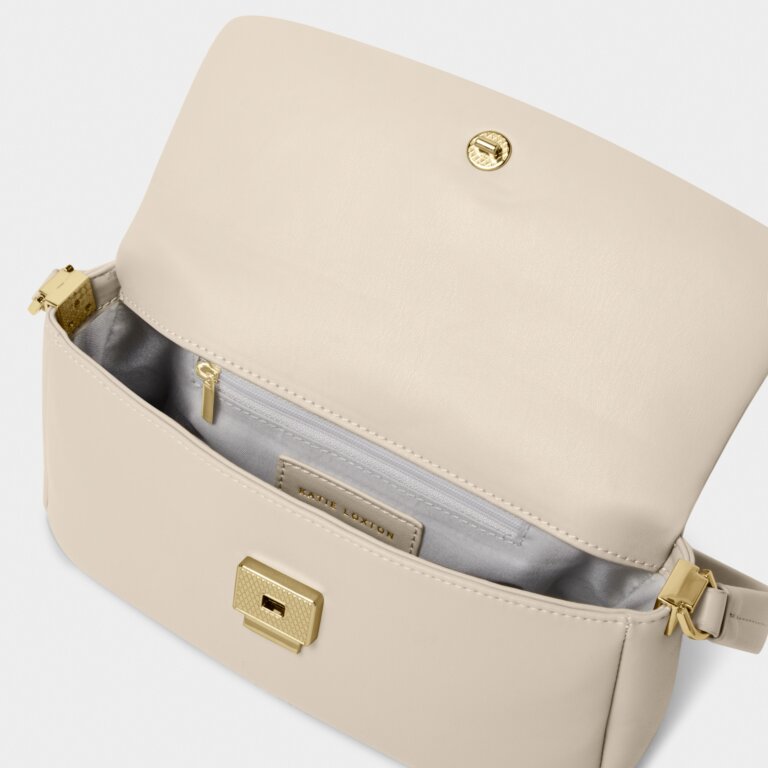 Serena Small Shoulder Bag | Greige | Katie Loxton