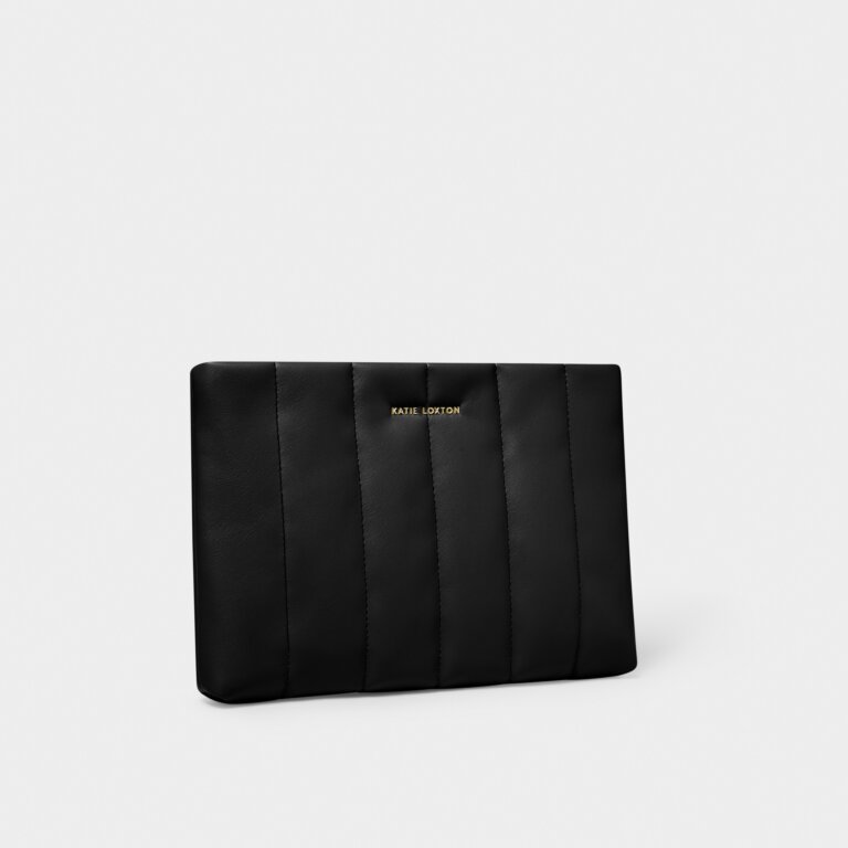 Kendra Quilted Clutch In Black