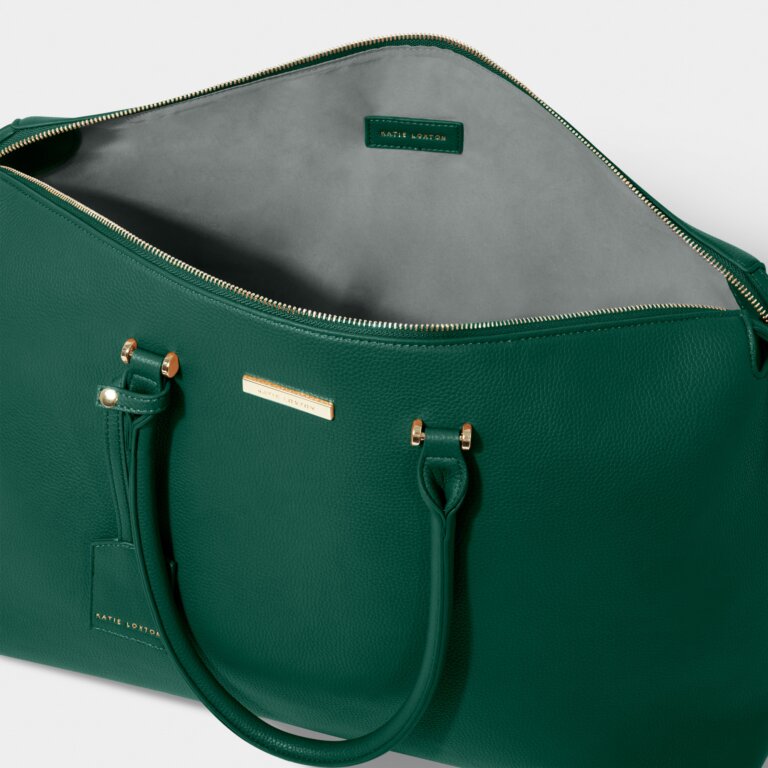 Kensington Weekend Bag in Emerald Green