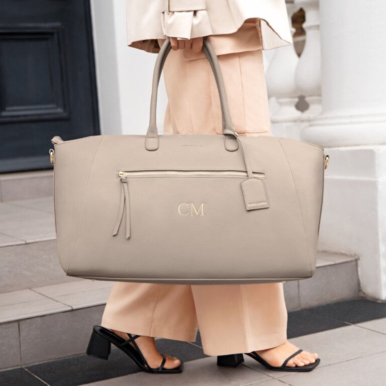 Chelsea Weekend Bag in Light Taupe
