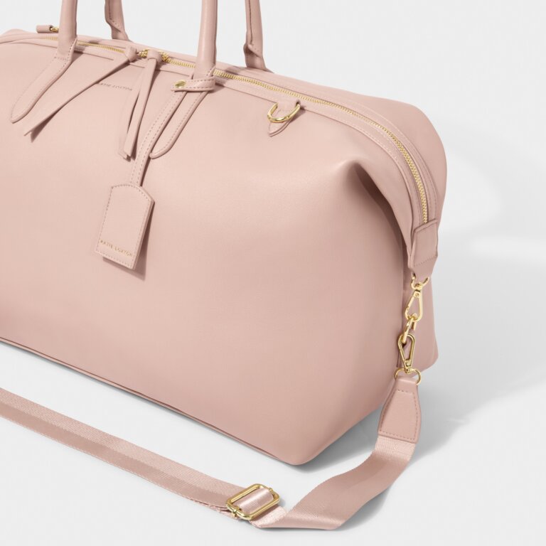 Oxford Weekend Holdall in Dusty Pink