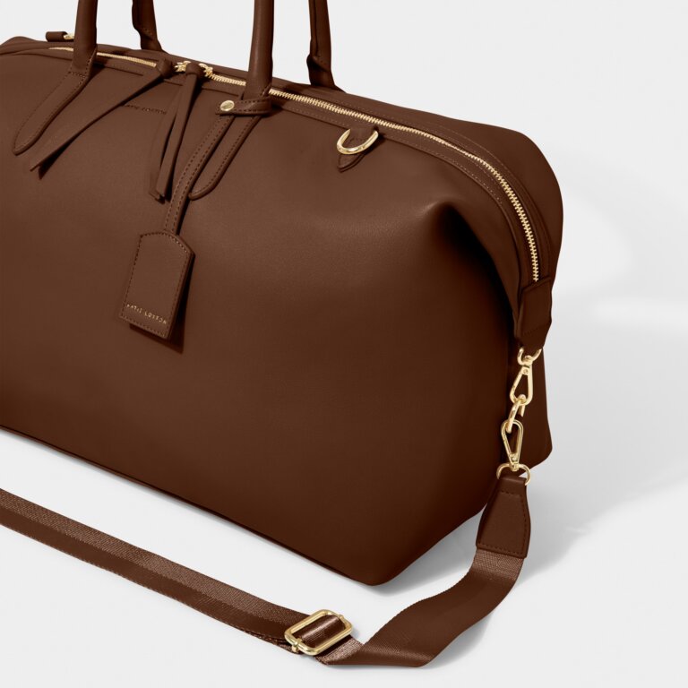 Oxford Weekend Holdall in Chocolate