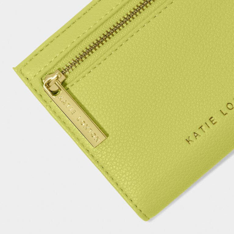 Jayde Wallet in Lime Green