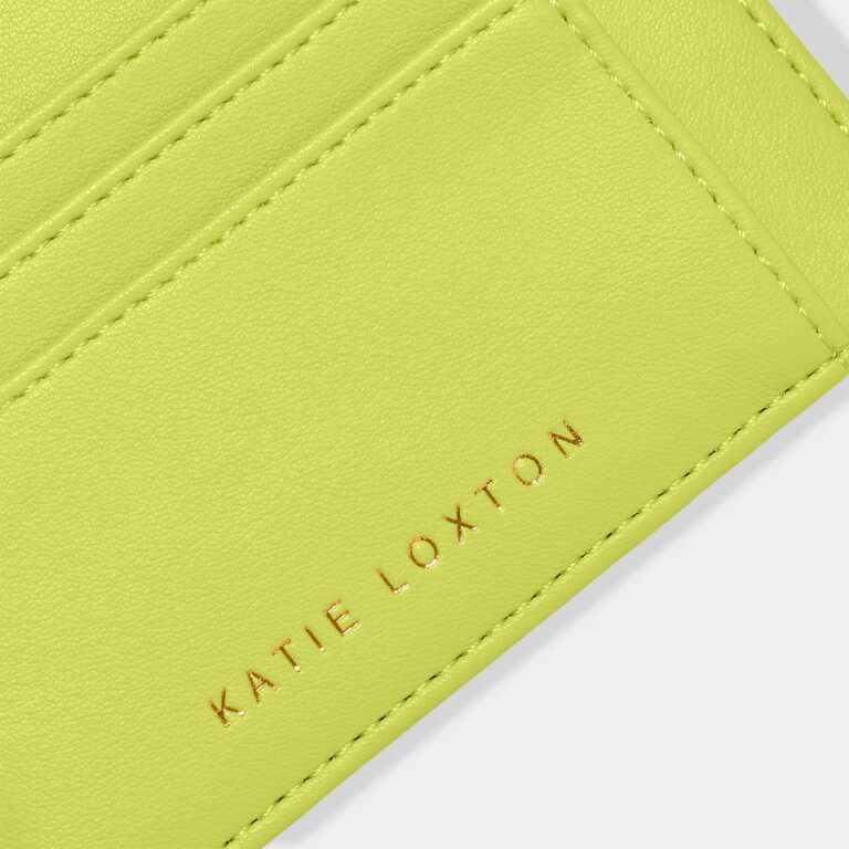 Lily Card Holder in Lime Green